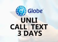 Globe GOUNLI50: Unlimited Call / Text, 50MB Data, 3 Days