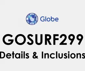 Globe GoSURF299: 12GB Data (2GB All-Access + 10GB App Contents), 1GB GoWiFi