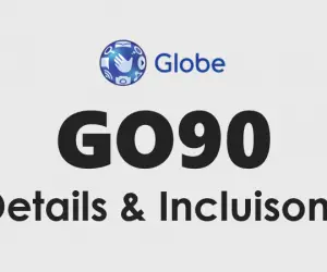 Globe GO90: 8GB Data, All-Net Text, 1GB GoWiFi