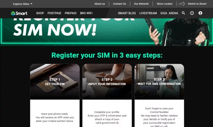 Smart.com.ph SIM Registration Guide: TNT/Smart SIM Registration